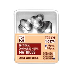 0.050mm-large szekcionált mátrixok puha szegéllyel, 50 darab TorVM