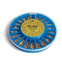 Aranyozott gyökércsap készlet 240 darab Nordin