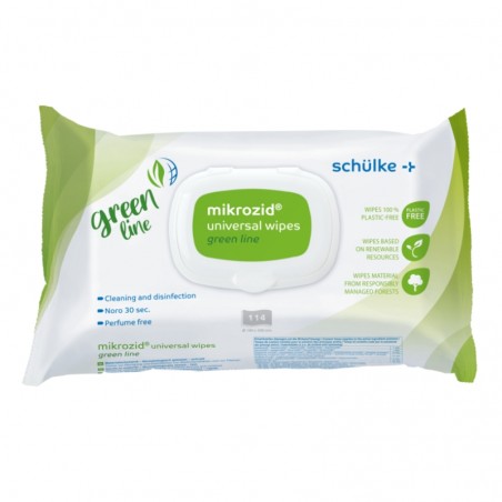 Servetele Mikrozid Universal Green Line 114 bucati Schulke