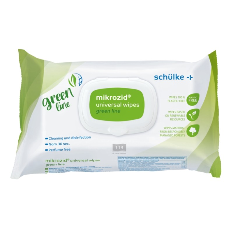 Servetele Mikrozid Universal Green Line 114 bucati Schulke