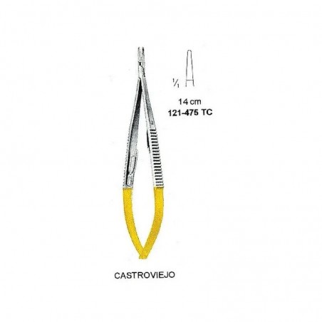 Portac Castroviejo Drept 14 Cm Dr. Protect
