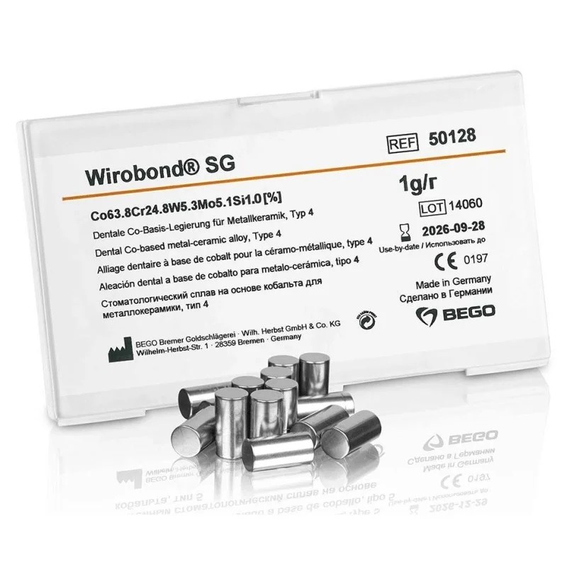 Aliaj Dentar Cr-Co Wirobond SG 1g Bego