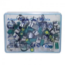 Matrica Adapt SuperCap Nr.2182 acél 0,038mm/6,3mm zöld 50db Kerr