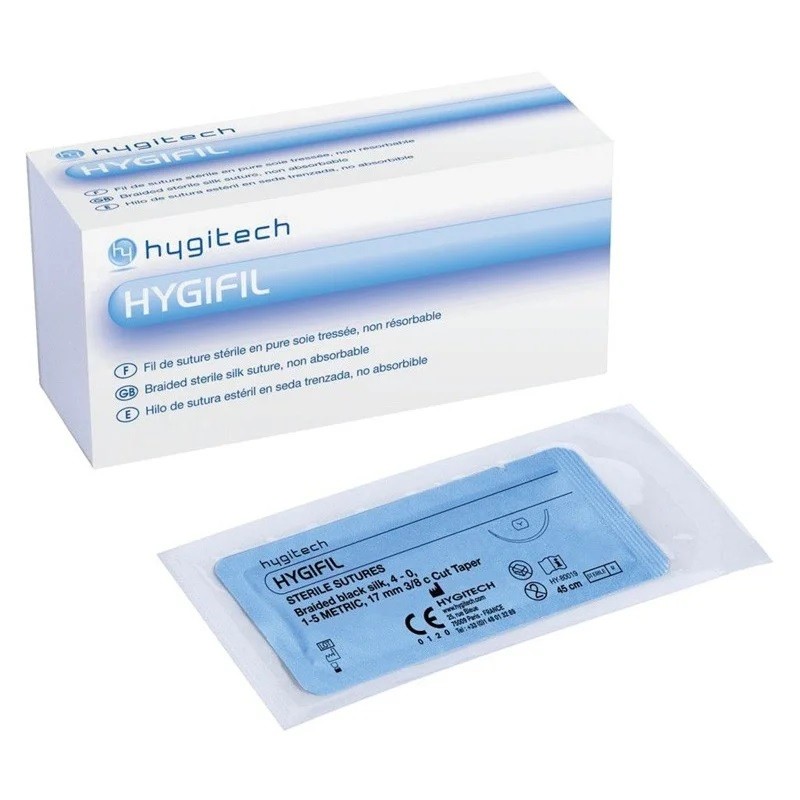 Ace sutura matase 30 18mm Rotund Hygitech