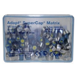 Adapt SuperCap 0,038/5,0 mm kék Adapt SuperCap fém mátrixok 50 db Kerr