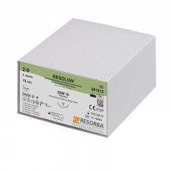 Resolon 5/0 DS16 poliamid varrócérna 16 mm-es tűvel, ⅜ háromszög alakúsectionResorba