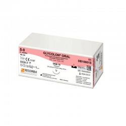 PGA Glycolon Oral 5/0 DSM13 varrócérna 13 mm-es tűvel, ⅜ háromszög alakúsectionResorba