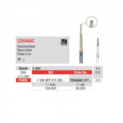 Edenta volfrámkarbid fúró csontvágáshoz C254AAC.317.012