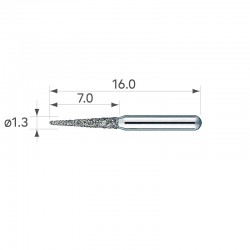 3 db PC4 gyémántfúró készlet S-Max Pico készülékhez turbineNSK