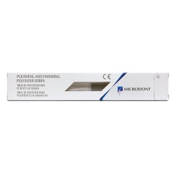 4.0mme poliészter csiszolócsíkok, 150 darab, Microdont