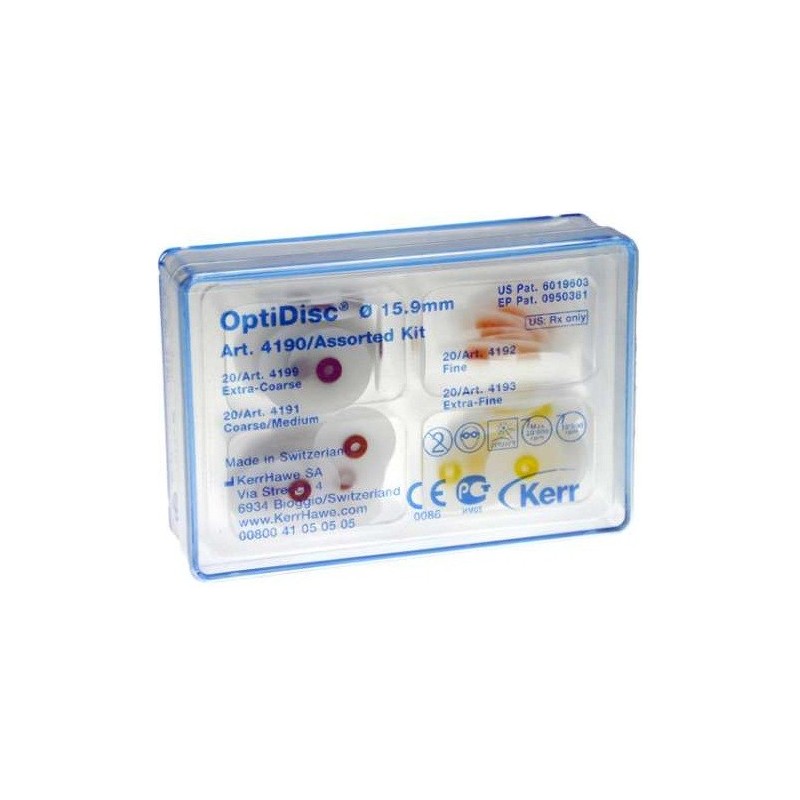 OptiDisc Assorted Kit 80 discuri 15.9mm Kerr Dental