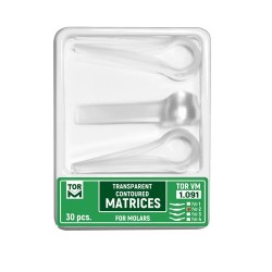 TorVM Celluloid kontúrozott matrica molárisokhoz 30 db