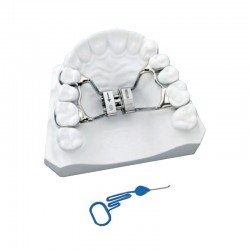 Palatinális diszjunkciós csavar Memoria Leaf 10mm 3 rugó 800g LEONE