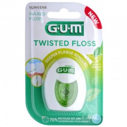 Fogköz tisztító szalag Gum Twisted Floss 30m