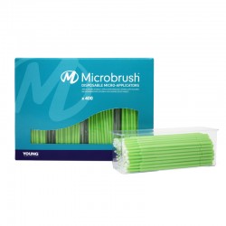 2.0mms Microbrush Plus zöld normál applikátorok, 400 darabos készlet
