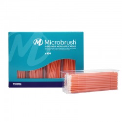 Microbrush Plus barack színű, normál méretű, 400 darabos készlet (applicators2.0mm)