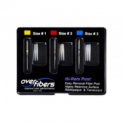 Starter Kit üvegszálas gyökércsap Hi-Rem Endodontia Overfibers