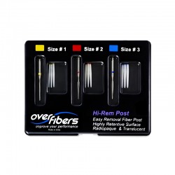 Starter Kit 1-2-3 üvegszálas gyökércsap Hi-Rem protézis Overfibers