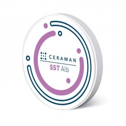 fehér cirkónium korong SST 98 x 22mm Ceraman