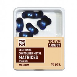 0.050mm-medium kemény titán kontúrozott szekcionált betétek, 10 darab TorVM