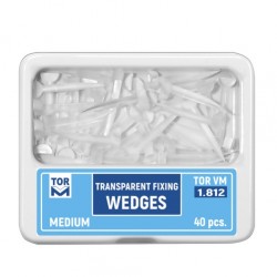 TorVM Közepes átlátszó műanyag interdentális ék 40 db