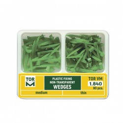 TorVM Vékony zöld interdentális ék - 80 darab