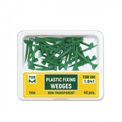 TorVM Vékony zöld műanyag interdentális ék 40 db