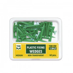 TorVM Közepes zöld műanyag interdentális ék 40 db