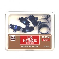 0.035mme közepes méretű szubgingivális titán mátrixok, 12 darab TorVM