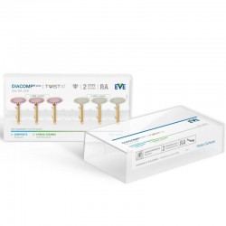 DIACOMP Plus Twist XT RA 349 6 darabos polírozórubbersEve készlet