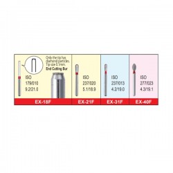 Gyémánt fúró Nr.EX-31F ISO 237/013 1db Mani