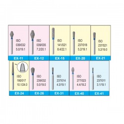 Gyémánt fúró Nr.EX-11 ISO 039/032 1db Mani