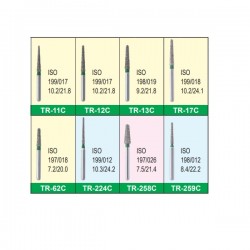 Gyémánt fúró Nr.TR-62C ISO 197/018 1db Mani
