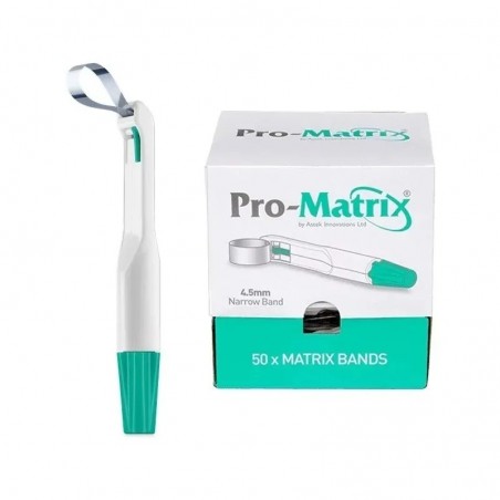 Matrice ingusta verde premolar 4.5mm Pro-Matrix 20 bucati