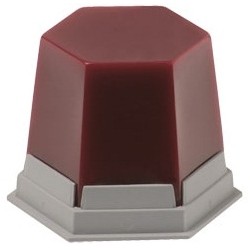 Ceara Geo Undercut rosu transparent Renfert