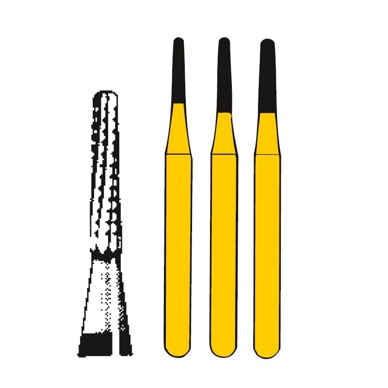 Cutie 5 Freze Extradure Taper Fissure Cross-Cut C33 Diatech