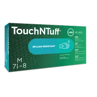 Kép 2/2 - Kesztyű Nitril Touch N Tuff zöld púderes 6,5-7 100db