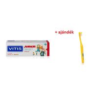 Kép 1/2 - AKCIÓ - VITIS Junior fogkrém tutti-frutti 75ml + ajándék Vitis junior fogkefe