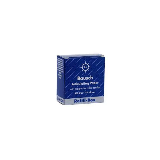 Artikulációs papír 200µ BK 1001 kék utántöltő BK 01-hez 300lap Bausch