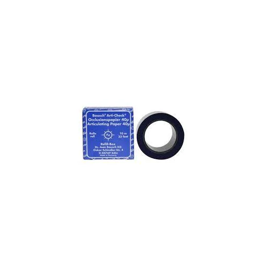 Artikulációs papír 40µ BK 1015 kék utántöltő tek.BK 15-höz 10mx22mm Bausch