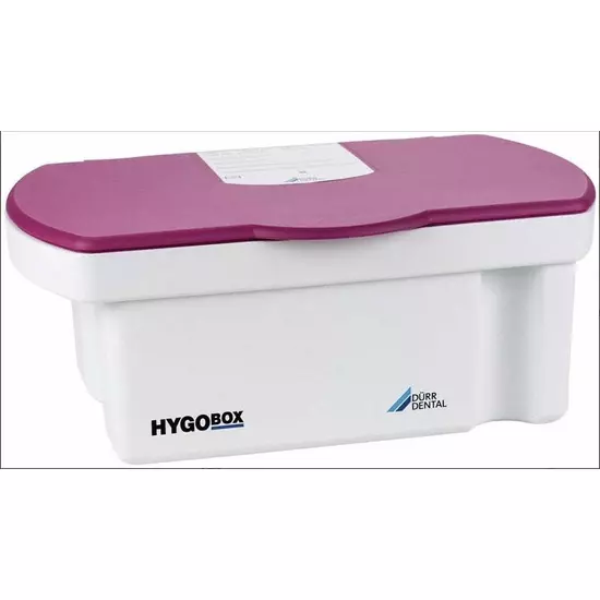 Fertőtlenítő kád Hygobox fedél pink - belső szűrő fehér 13x32,5x21cm 3l Dürr