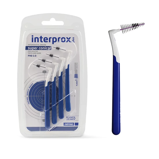 INTERPROX plus 2g Nr.5 - 2.0 super conical s.kék 4db/cs.