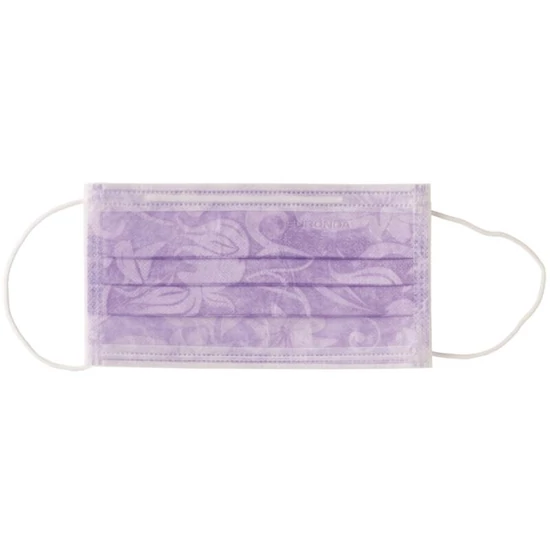 Arcmaszk Monoart Protection 3 FLORAL virágmintás 50db lila
