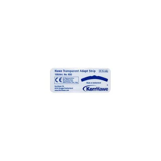 Hawe Transparent Strips 0,075mm 100db