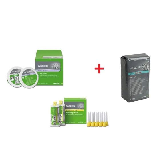 AKCIÓ - Variotime Easy Putty 600ml+Variotime Light Flow 2x50ml+1db Xantalgin fast 500g