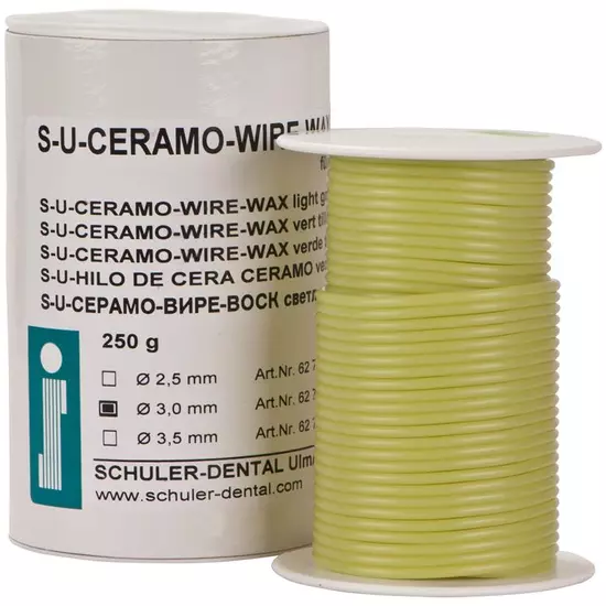 S-U-Ceramo viaszdrót 250g rolni zöld citrom 3mm Schuler