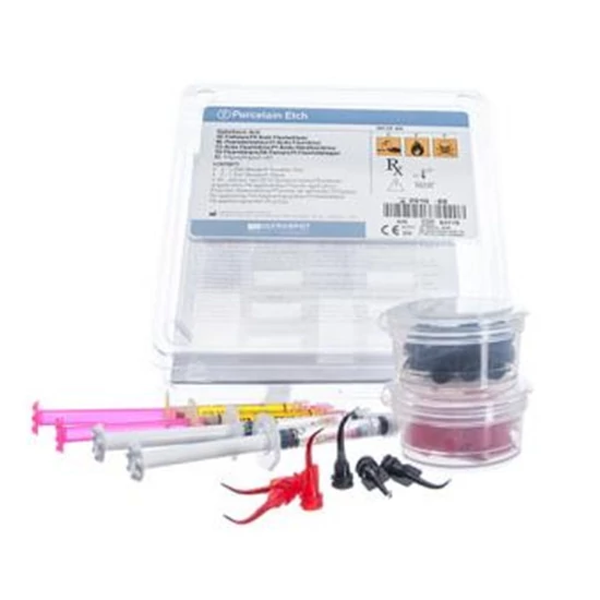 Porcelán Etch/Silan Kit 2x1,2ml/2x1,2ml+40vég