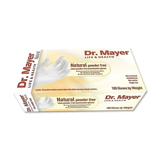 Kesztyű dr. Mayer latex púdermentes  S 100db