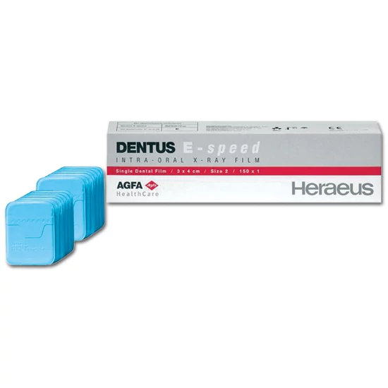 Agfa Dentus E-Speed intraorális rtg. film, 3x4 150x1db
