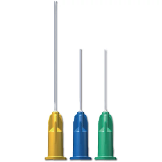 Átöblítőkanül Endo Luer Lock 25G 0,5x42mm sárga Transcodent 100db